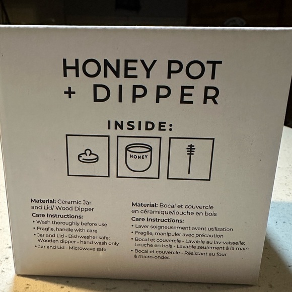 New in box / Honey Jar + Dipper by BUSHWICK KITCHEN - Picture 14 of 15
